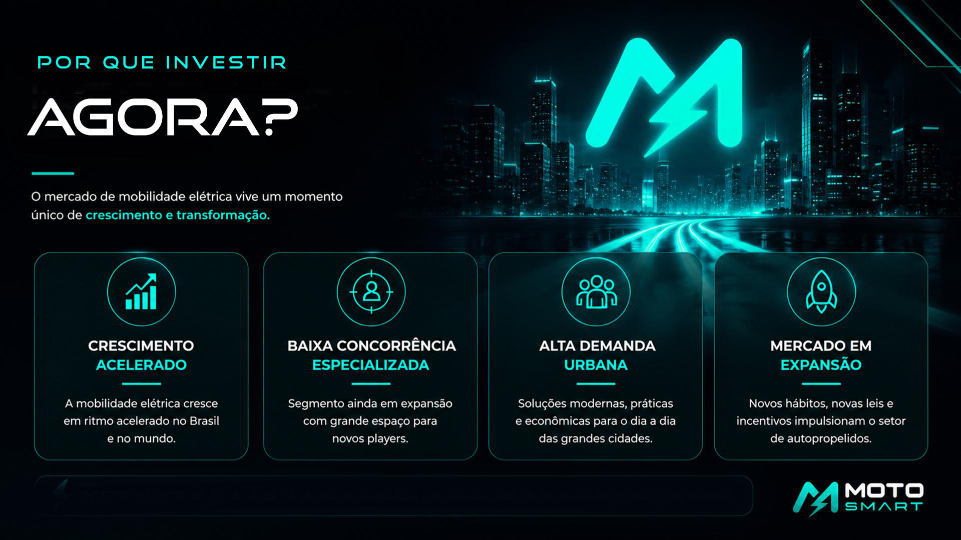 Por que investir agora
