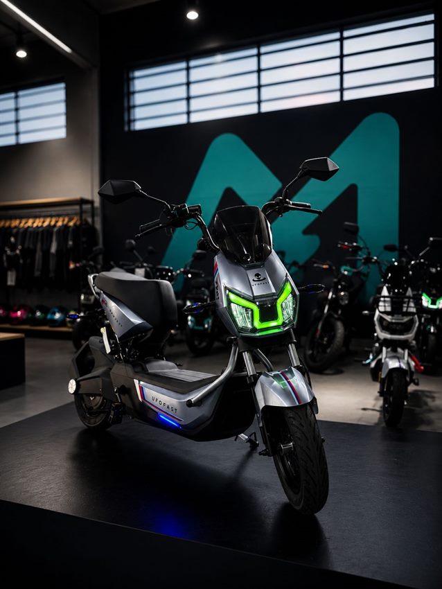 Scooter elétrica UFO-ZY01 em loja MotoSmart