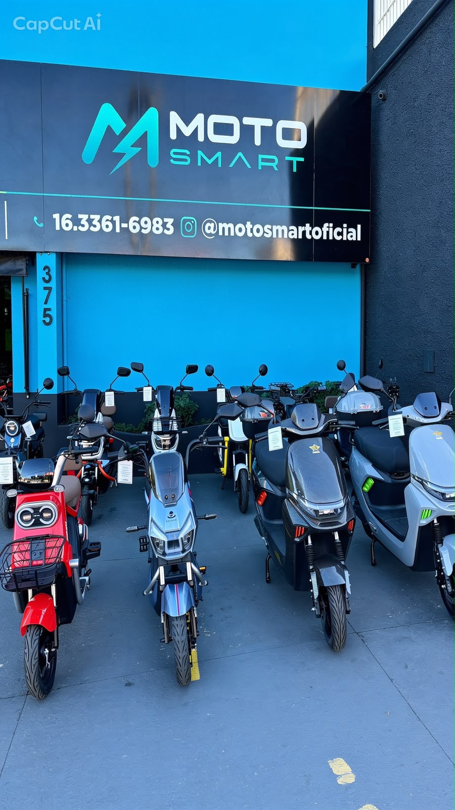 Loja MotoSmart São Carlos - motos elétricas em exposição